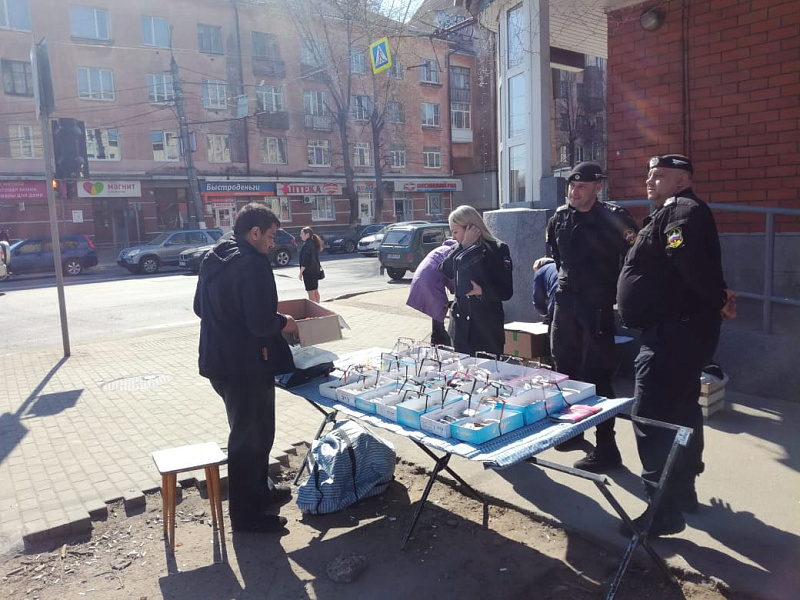 В Твери прошёл рейд по пресечению незаконной торговли